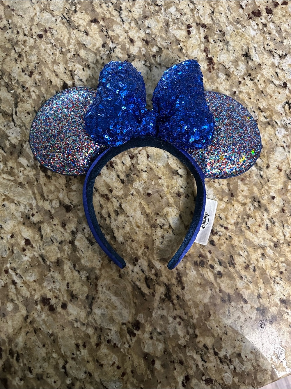Disney Sparkling Royal Blue Sequin Minnie Ear Headband